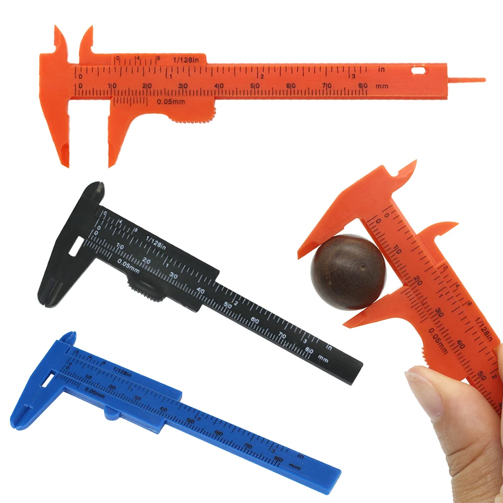 Coin Gauge Caliper Measures Depth Size & Diameter Plastic Millimeter