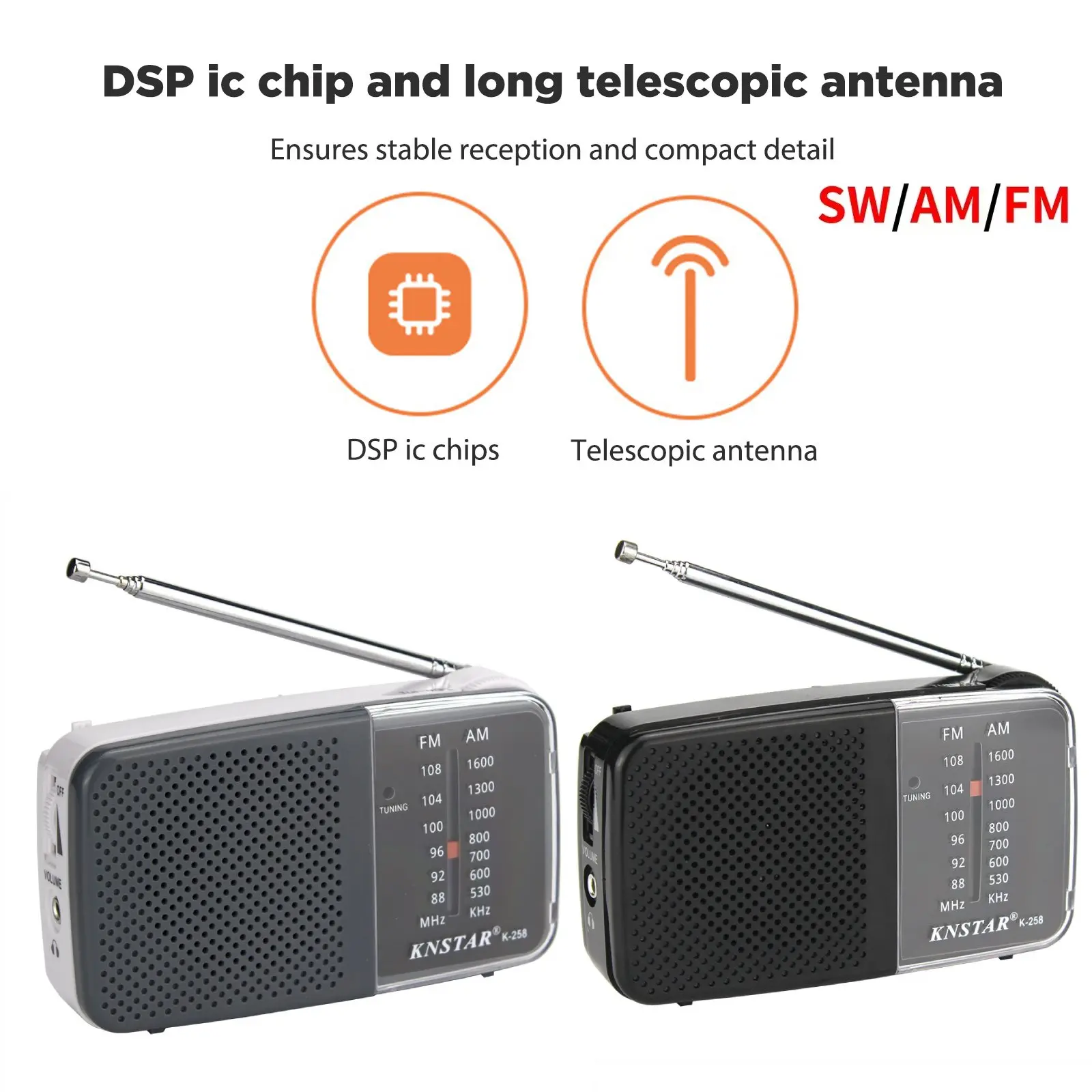 SmallPortableRadioVintageBatteryOperatedRadioHandheldDualBandFM/AMBandReceiverTelescopicAntennaBuilt-inSpeaker-AliExpress39