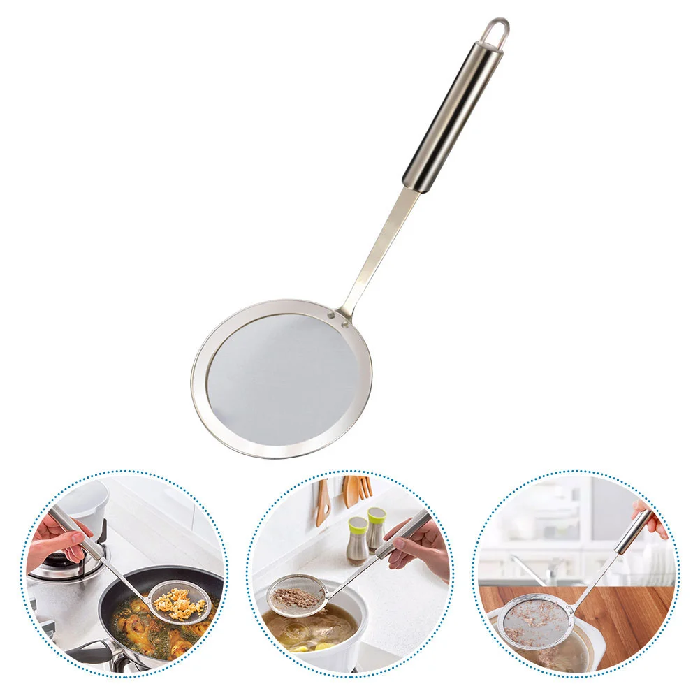 

Japanese-style Stainless Steel Colander Strainer Tea Mesh Sifter Kitchen Accessory