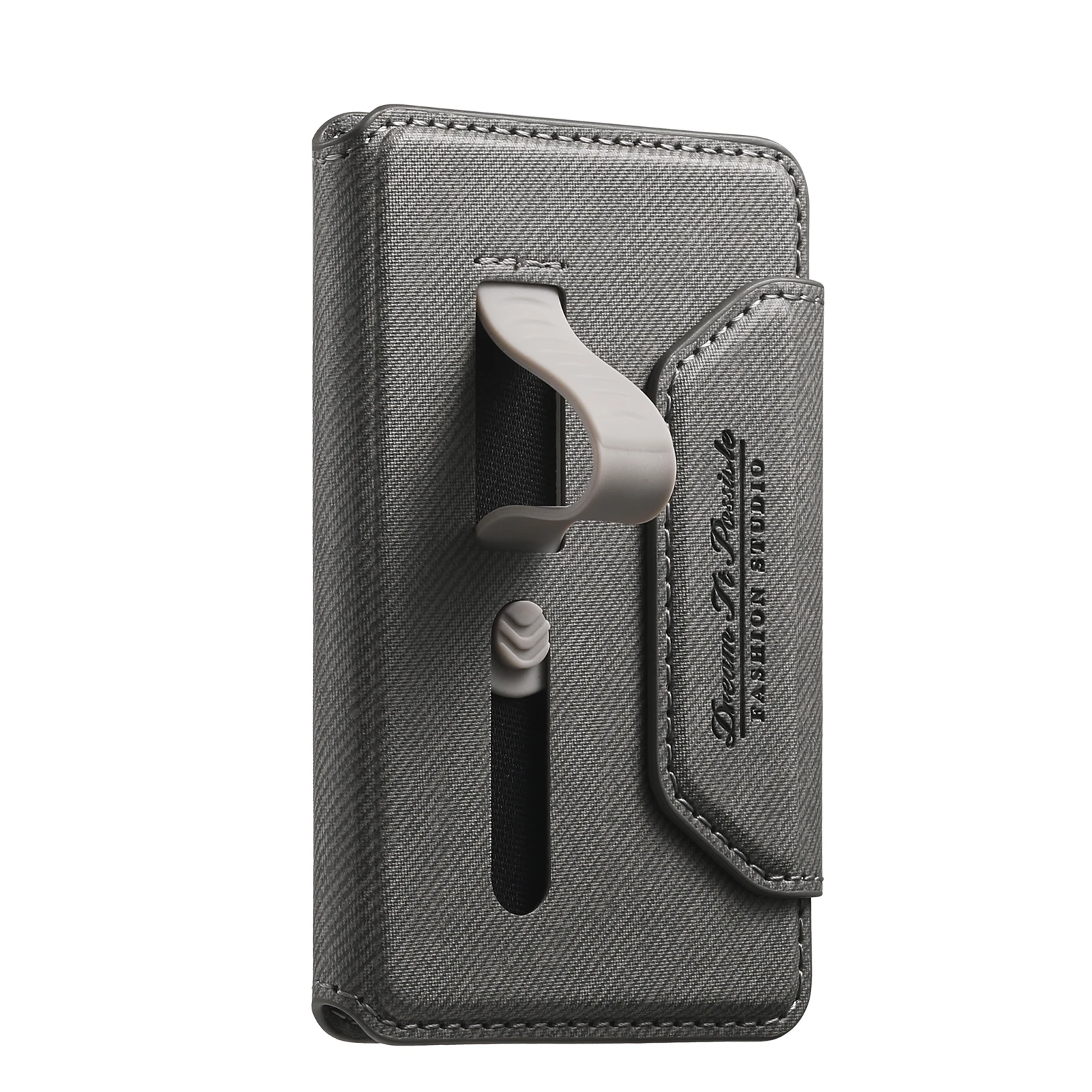 Premium Magnetic Leather Wallet with Hidden Stand & Card Holder Pocket