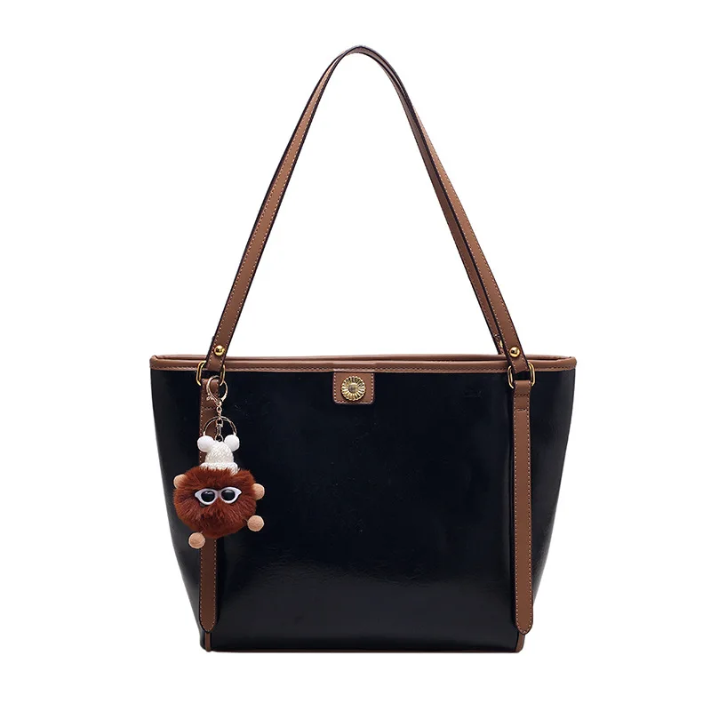 

Fashion Luxury Brand Female Bag 2023 New Tote Bag Simple Single Shoulder Bag Senior Sense Everything Commuter Bag Messenger Bag