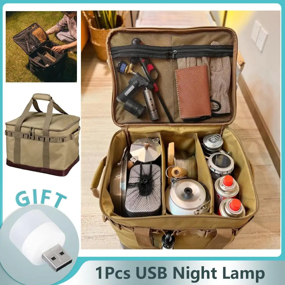 Description Picture 2 of itemOutdoor Camping Camping Storage Bag Camping Meal Bag Large Storage Lamp Tableware Bag Camping Tool Picnic Camp Travel Bag 캠핑 가방