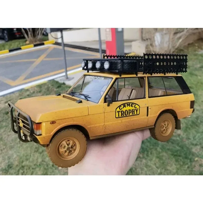 

Almost real 1/18 For Range Rover Camel Cup 1982 alloy static Diecast car model Yellow toys Hobby Display Ornaments Collection