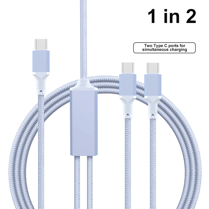 Dual-Purpose Braided USB Charging Cable - Fast Charge