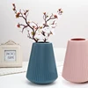 Nordic Creative Vase Home Decor Flower Arrangement Container for Homes Wet and Dry Planter Imitation Ceramic Plastic Crafts 5