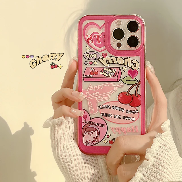 For iPhone 15 Pro Max 14 13 12 11 XR XS 8 Cute Shockproof Case