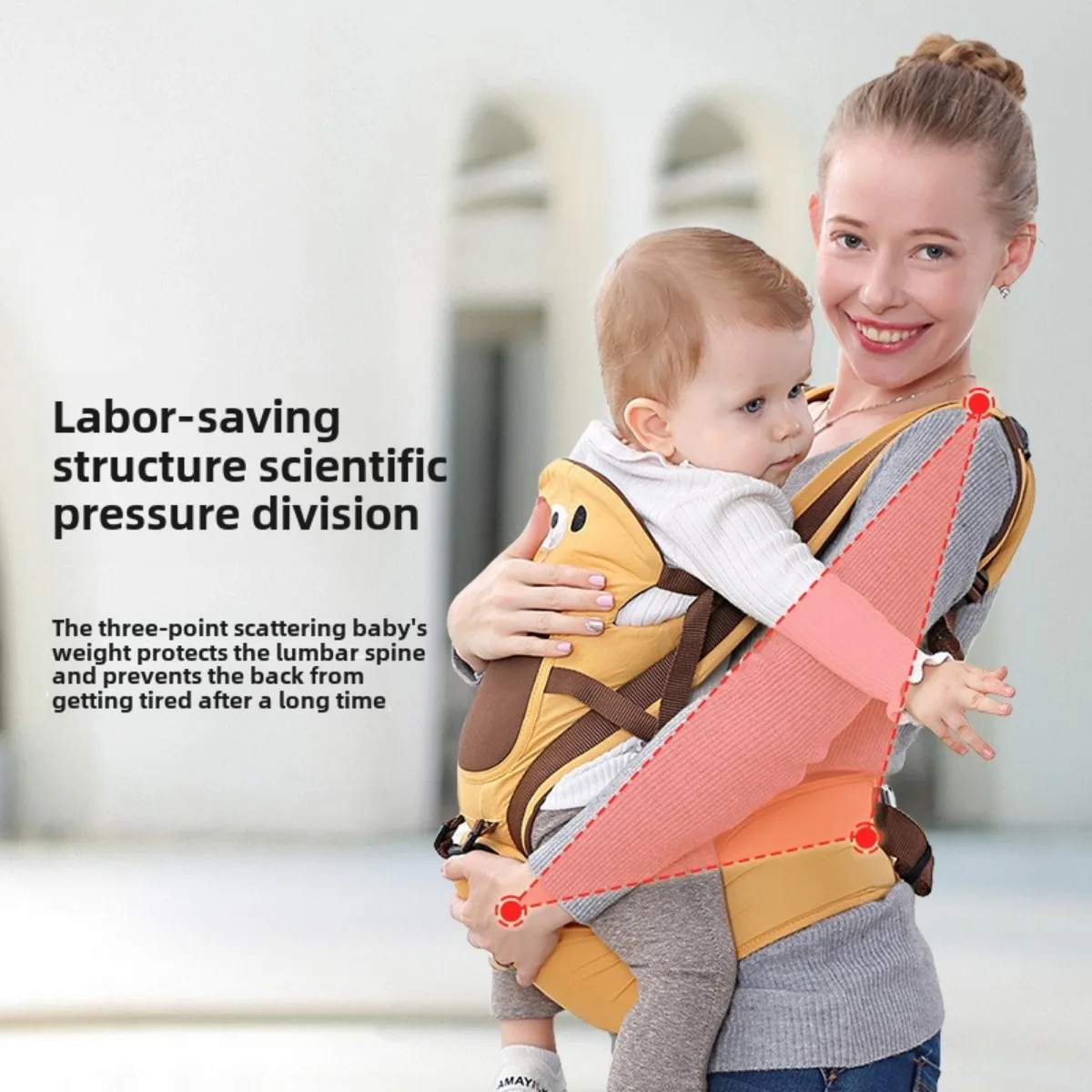 Baby Carrier Wrap Baby Sling Infant Hipseat Waist Stool Multifunctional 4 in 1 Newborn Babies Bag Portable Cute Bebe Backpack 3