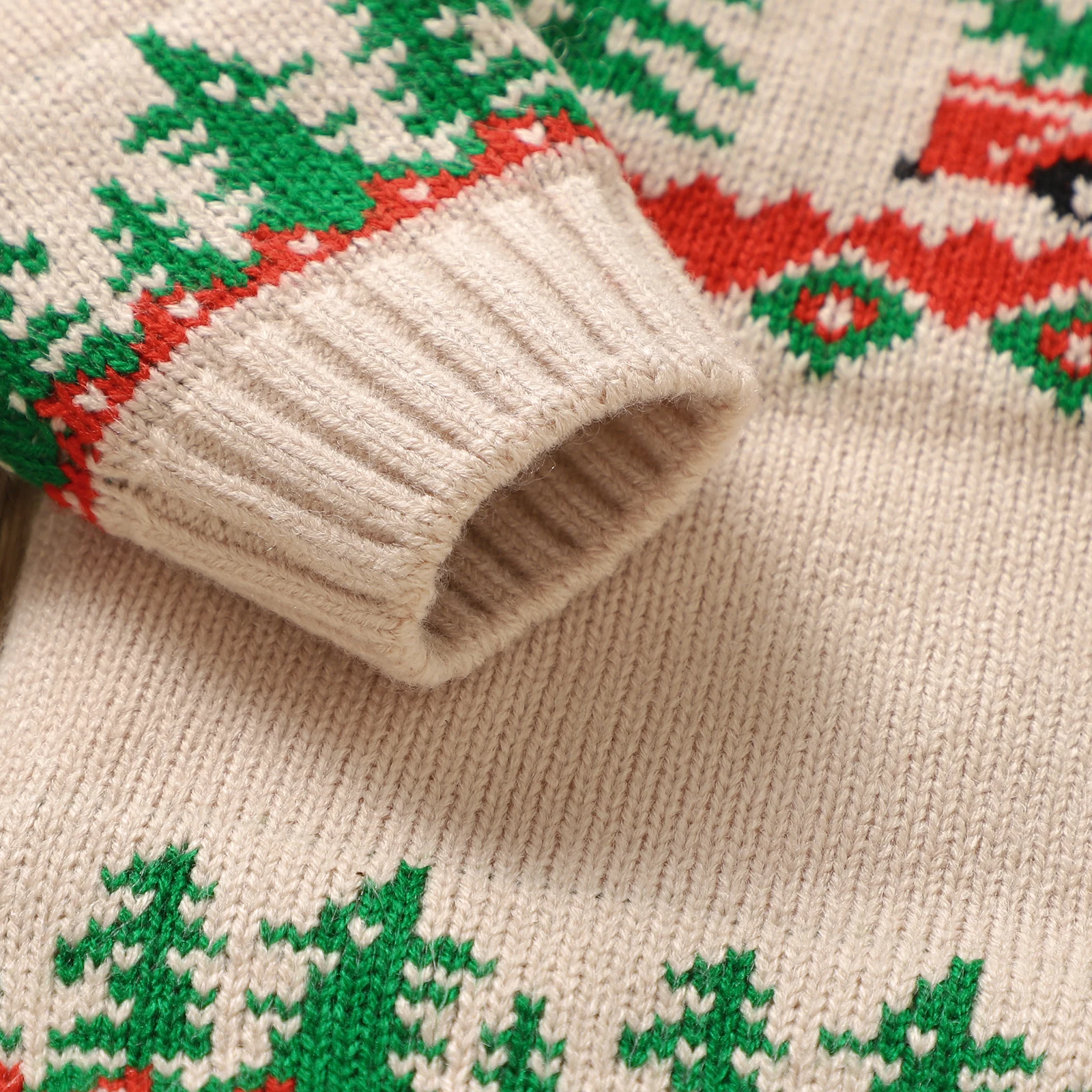 Baby Girls Sweater Christmas Cute Long Sleeve Truck Print Newborn Knit Pullovers Infant Jumper Tops
