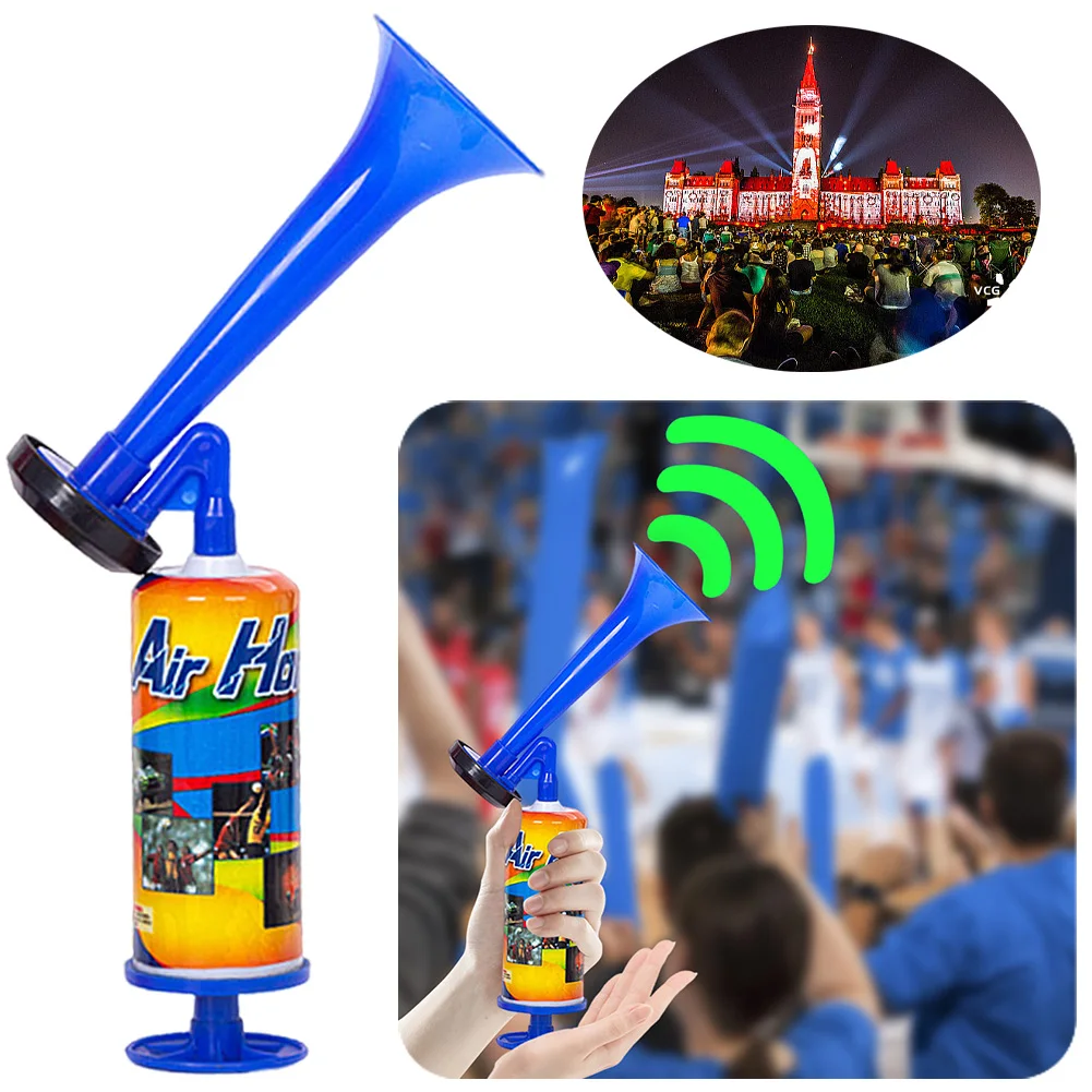 휴대용 에어혼, 큰 소리의 축구 응원혼, 보트, 스포츠 행사, 생일 파티용 휴대용 에어펌프 혼