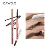O.TWO.O 3 In 1 Eyebrow Pencil With Eyebrow Trimmer Precise Brow Definer Natural Brown Grey Color Waterproof Eye Brows Pen 1