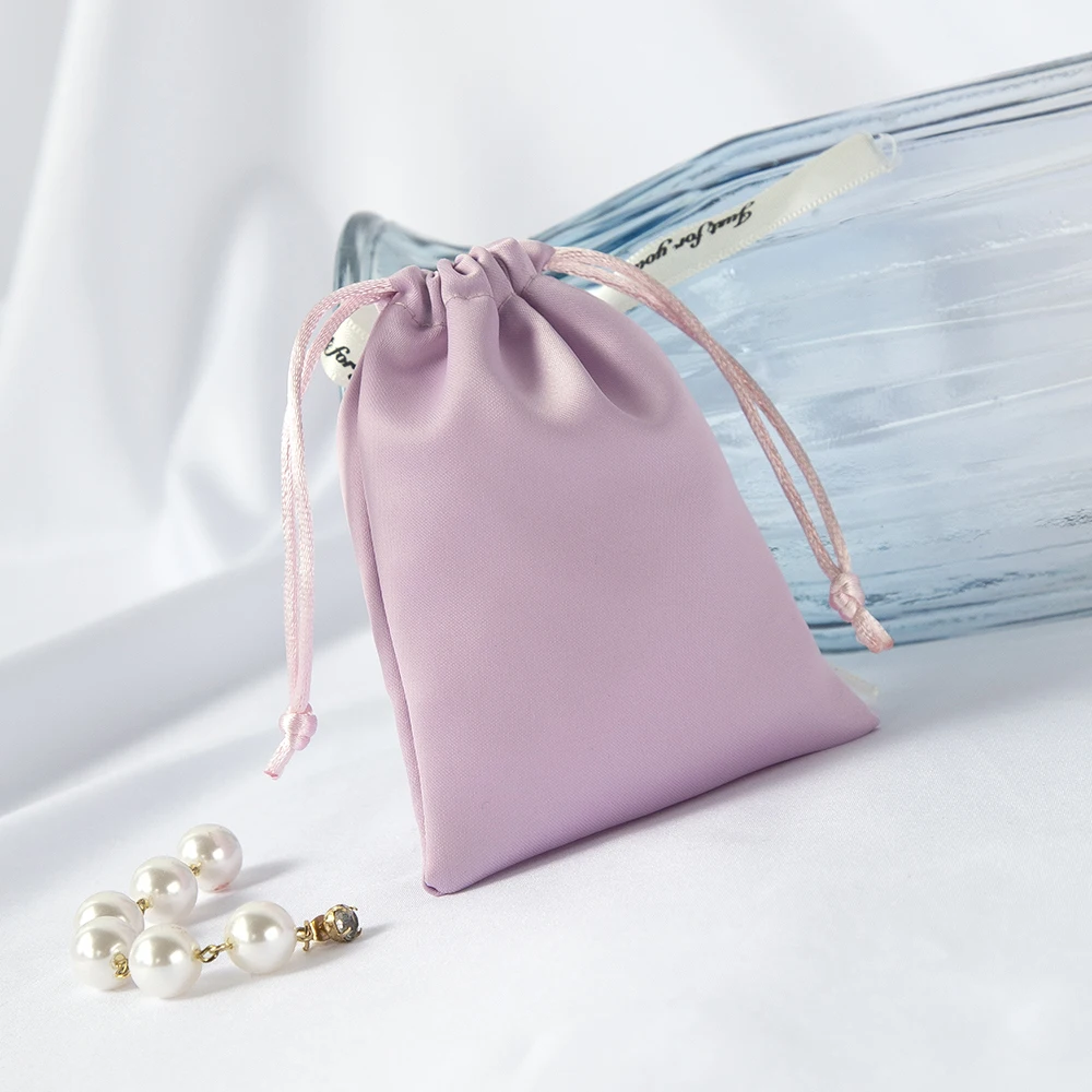 Silk Gift Bag Jewelry Presents Pouches for Earrings Necklace Christmas Jewellery Wedding Favors Candy Package Can Personalized