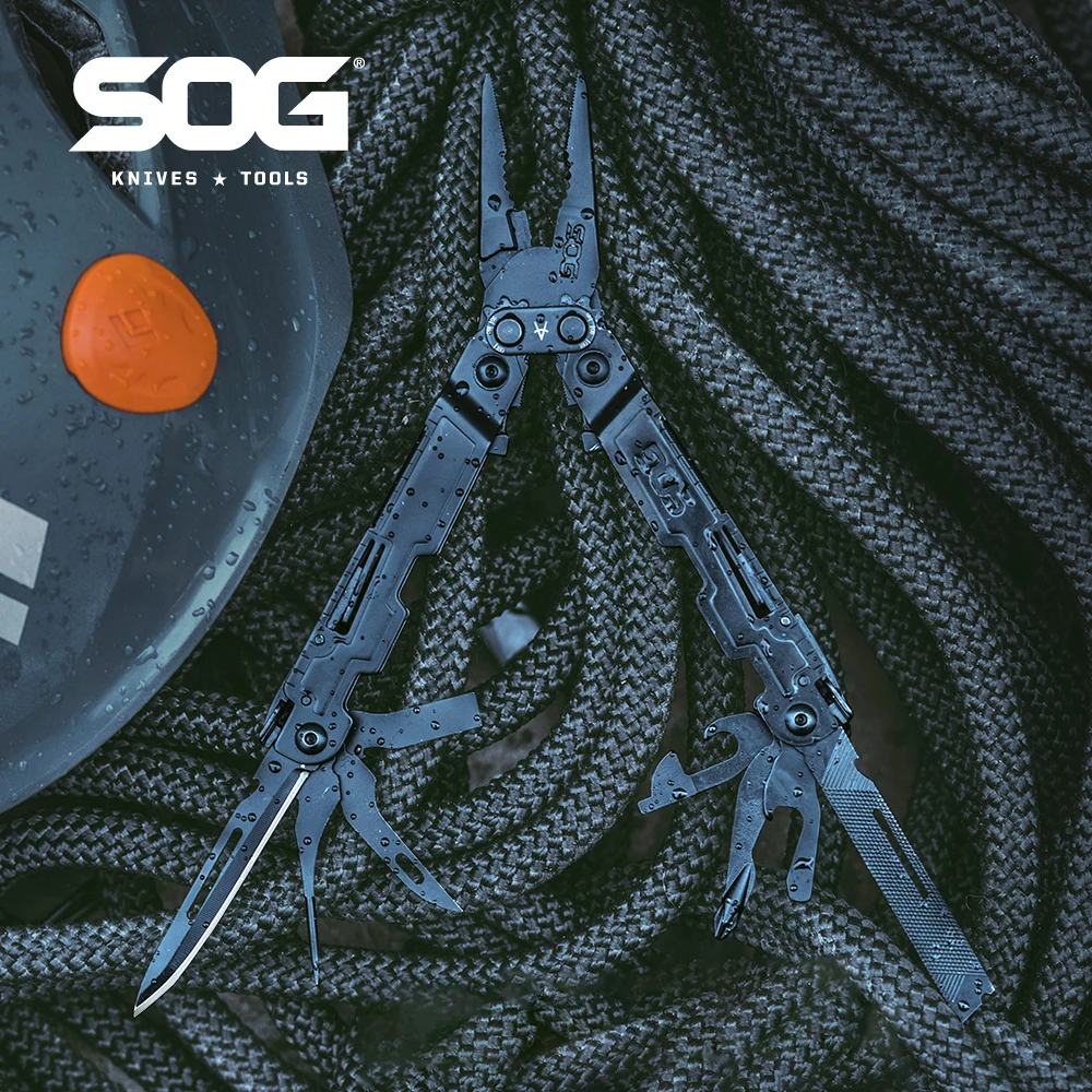 SOG PowerAccess 18 in 1 멀티툴 접이식 펜치 휴대용 EDC 다기능 도구 일상 캠핑 야외 생존 수리용