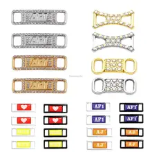 

2022 Fashion New Diamond AF1 Shoe Charms Laces Buckle Quality Metal Shoelaces Decorations Chapa AJ1 Buckle Shoes Accessories