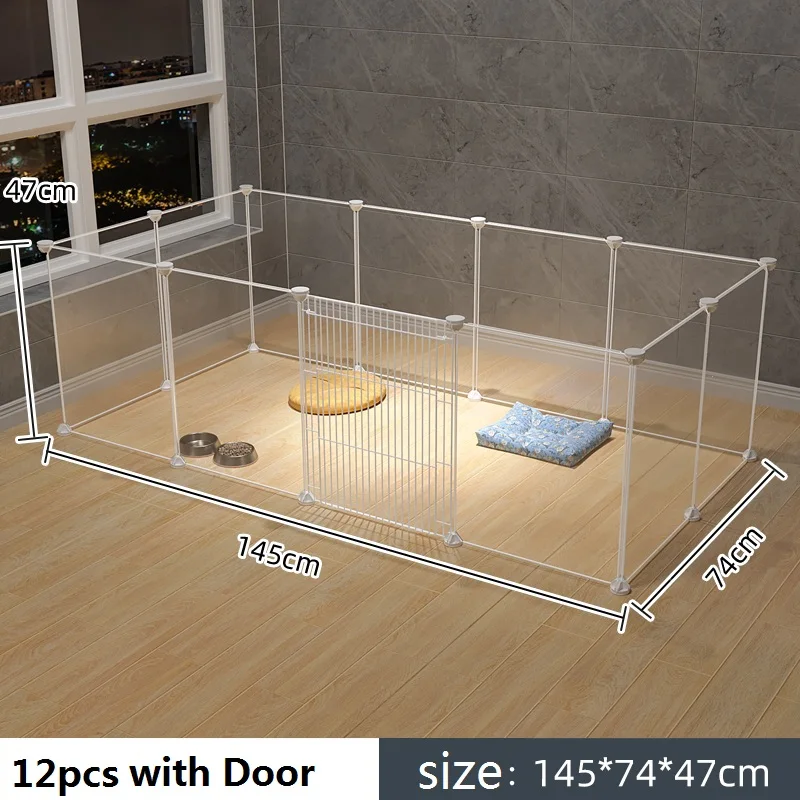 Cat Cage Large Indoor DIY Design Pet Home Small Animal House Detachable Playpen Dog Pen Rabbit Pen Small Pet Playpen