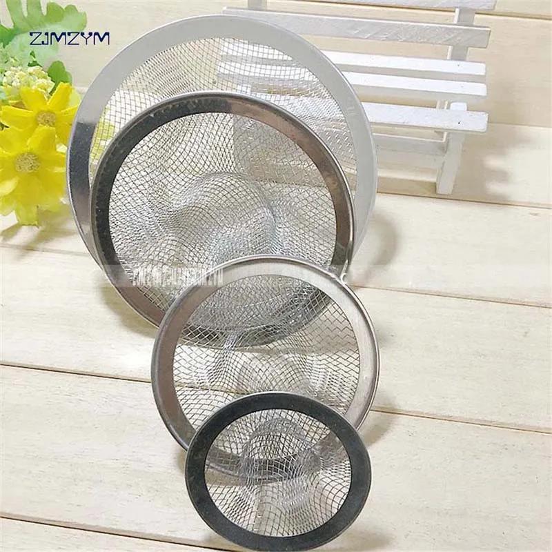 Kitchen Sink Strainer Stainless Steel Flume Filter Mesh Trap Bathtub Wash Basin Sundries Drain Hole Strainer Kitchen Gadget