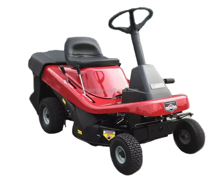 15Hp Petrol tractor riding lawn mower Riding Electric Blade Cutting Grass Driving