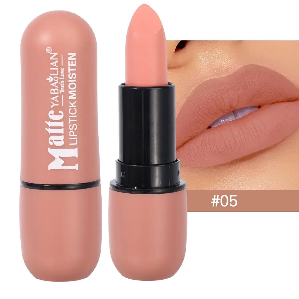 thumbnail image 1 of Velvet Nude Lipstick 6 Colors Matte Waterproof Moisturizing Lasting Sexy Red Lip Non-Stick Cup Makeup Lips Tint Cosmetics Beauty, 1 of 5