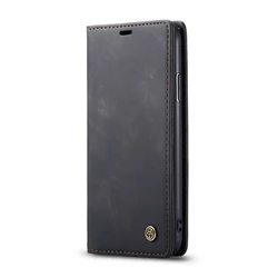 Deluxe Retro Leather Wallet Phone Case with Card Slots & Stand Function - Premium Protection for OnePlus 13 (Black)