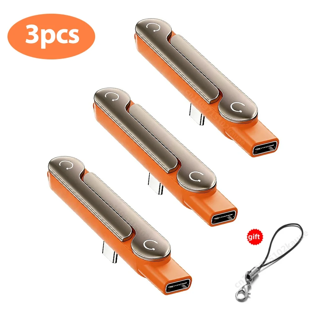 1/2/3PCS Type C Phone Charging Bracket Adapter 240W Fast Charging thumbnail 4