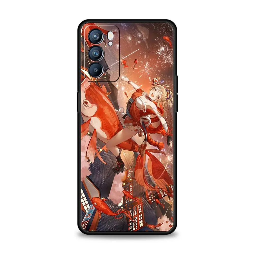 Genshin Impact Yae Miko Artistic Phone Case Cover