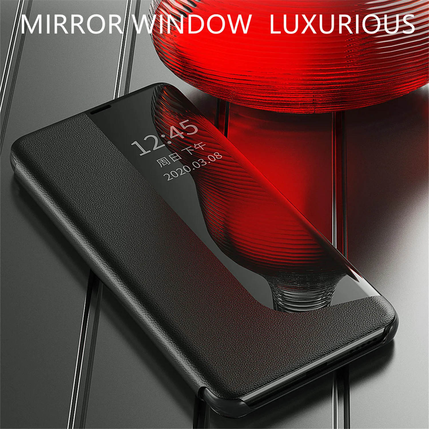 MRSTER Cover per Huawei P Smart Plus 2019, Stile di Business Custodia Pelle Portafoglio Caso con Chiusura Magnetic Protezione Custodia per Huawei P Smart+ 2019 / Honor 20 Lite. DT Black