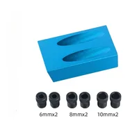 Localisateur de trous obliques pour le travail du bois, gabarit de trous de poche pour le perçage, ensembles de guides de perçage d'angle de 15 degrés, outils de menuiserie pour bricolage 4
