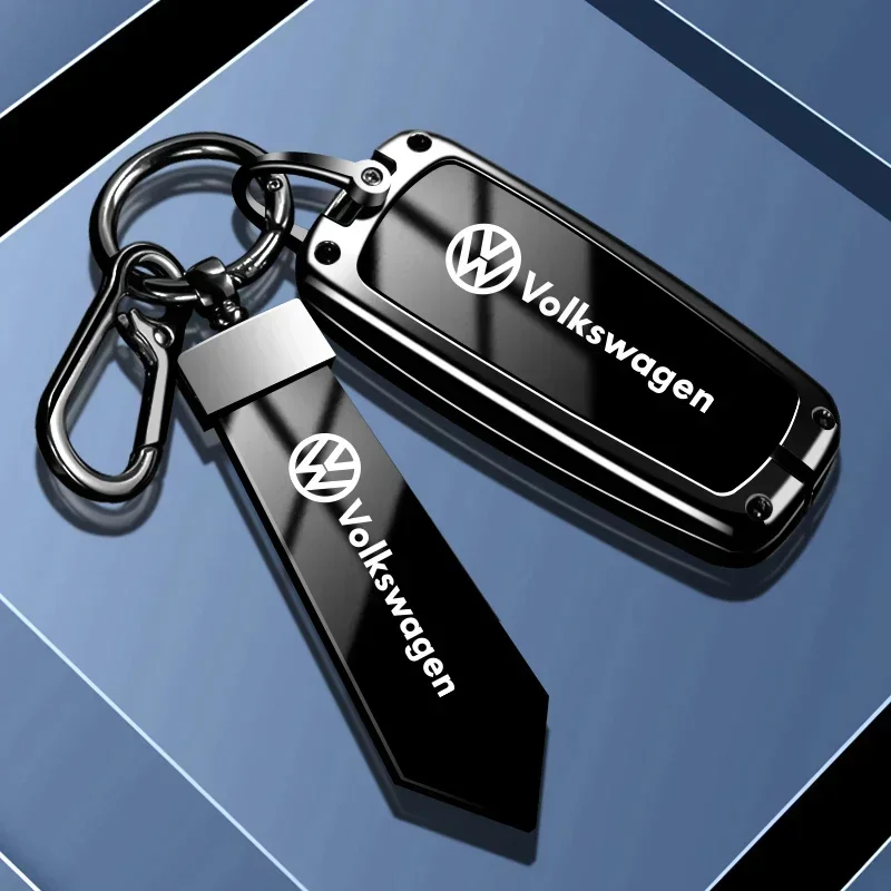 폭스바겐 VW용 스타일링 몰딩 자동차 스티커, 폭스바겐 VW CC 파사트 B6 B7 파사트 3C CC용 신형 아연 합금 자동차 키 케이스 커버