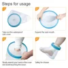 Adult Foot Cast Covers for Shower Waterproof Shower Bandage and Cast Protector for Shower and Bath Watertight 3