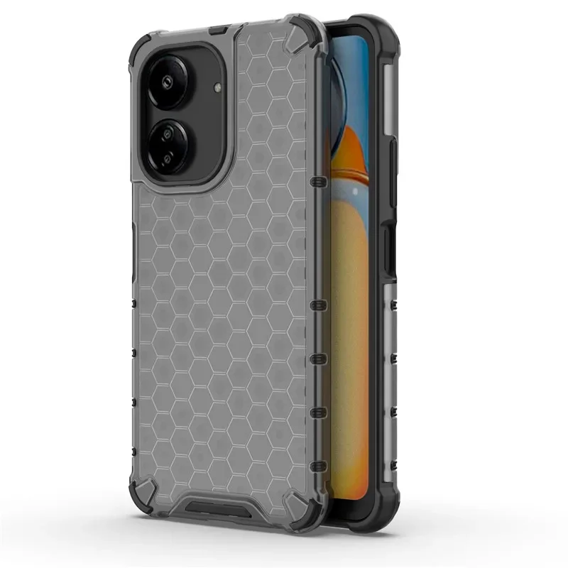 Per Xiaomi Redmi 13C Custodia Redmi 13C Cover A Nido D'Ape Paraurti Shield Custodie Protettive Per Telefono Posteriore Per Xiaomi Redmi 13C Funda