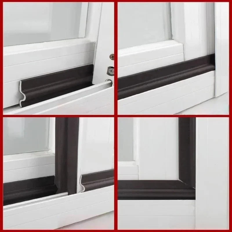 Self-Adhesive Weatherproof Window Sealing Strip - Windproof, Soundproof, and Dustproof (5/10M)