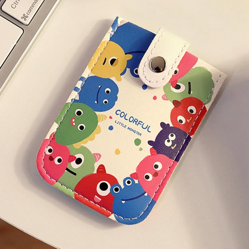 카드 가방 풀 아웃 디자인 대용량 가죽 카드 슬리브, 카드 5 장 보관 파우치, 은행 카드 ID 카드 VIP 카드 커버