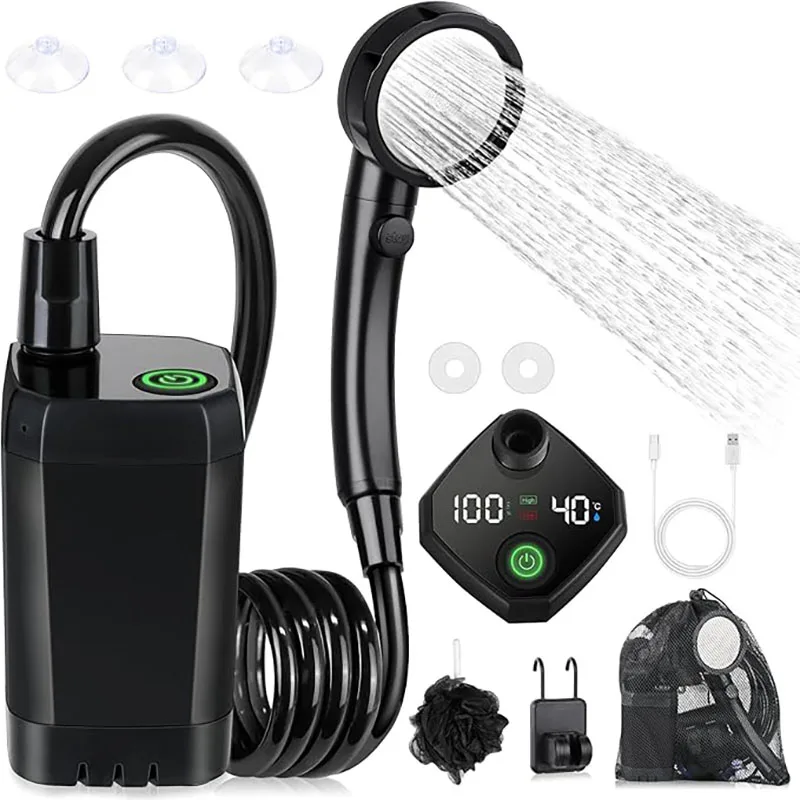 Rechargeable Portable Camping Shower 1
