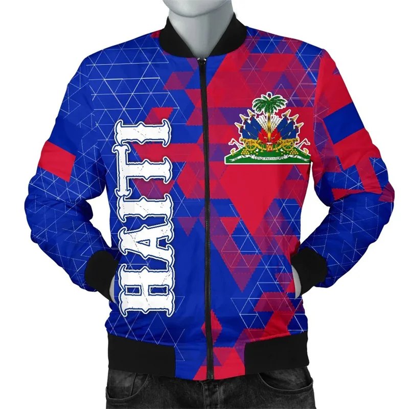 

Новинка, куртка с 3D принтом в виде флага Гаити, герб оружия для мужчин, Jiackets, Женское пальто с длинным рукавом, Детская уличная куртка, Рождественская одежда