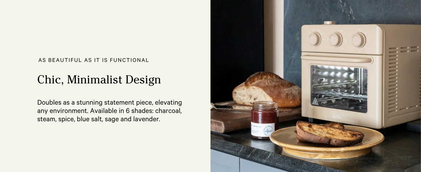 air fryer toaster oven roast bake meals healthier toast functions stainless steel easy baking quick