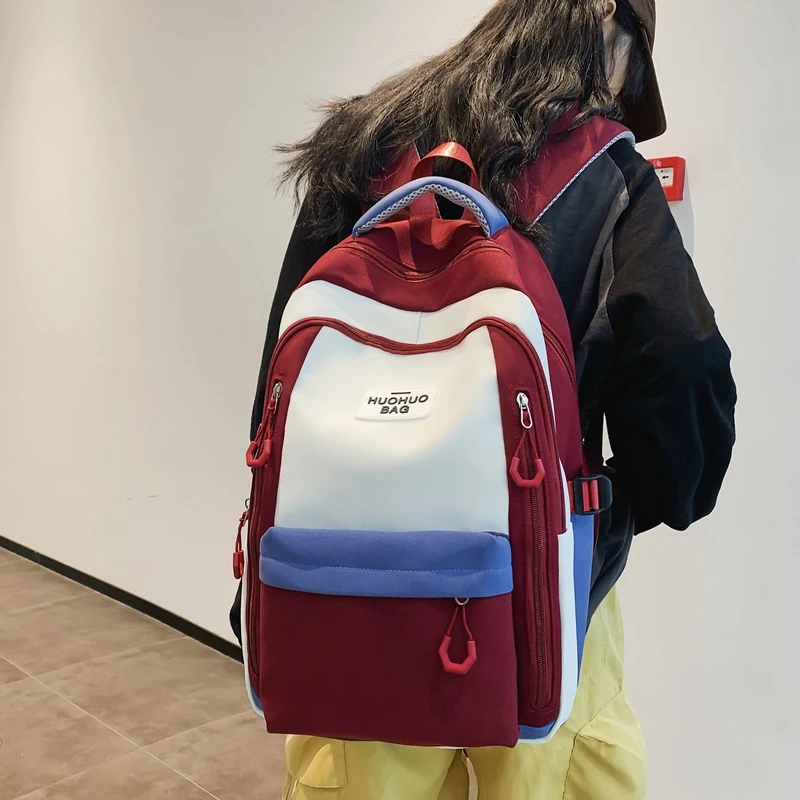 Waterproof Female Student Backpack Large Capacity Fashion Boy Backpack College Bag School Girls Mochila School Bags For Teenage