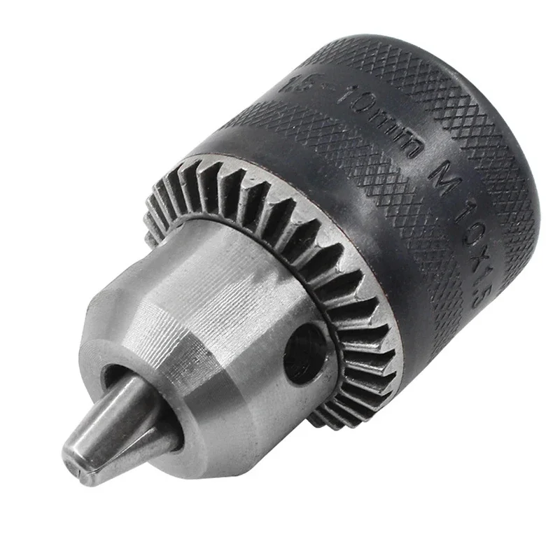 1pcs Thread Drill Chuck 1.5-13mm B16 3/8 Conversion Drill Chuck 1/2 M12x1.25 Wrench Into Electric Keyless 3 Jaw