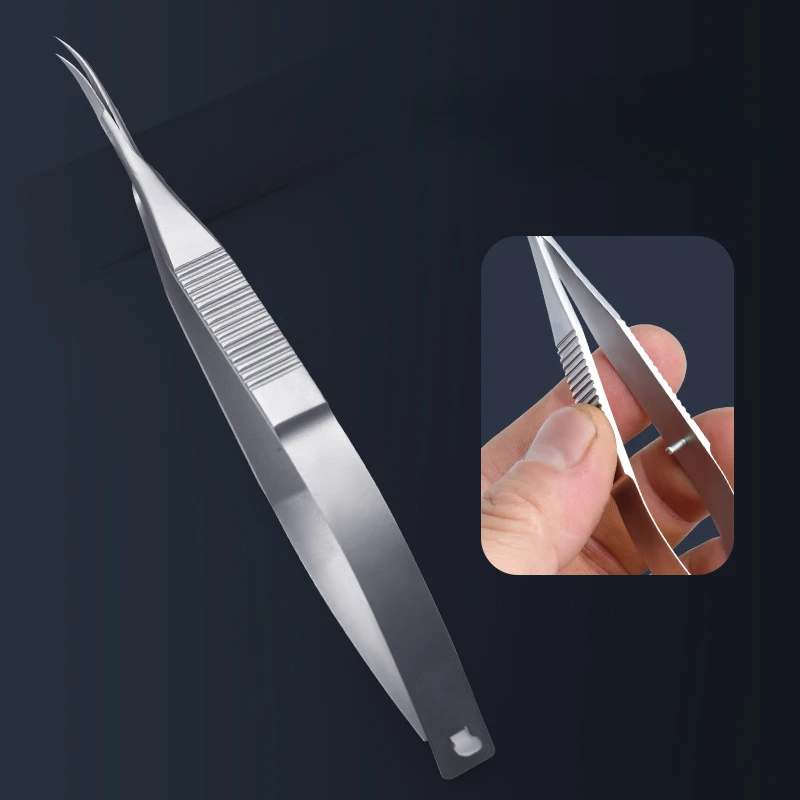 Description Picture 3 of itemProfessional Nail Cutter Stainless Steel Dead Skin Scissor Useful  Extra Fine Curved Cuticle Scissors Manicure Nail Tools
