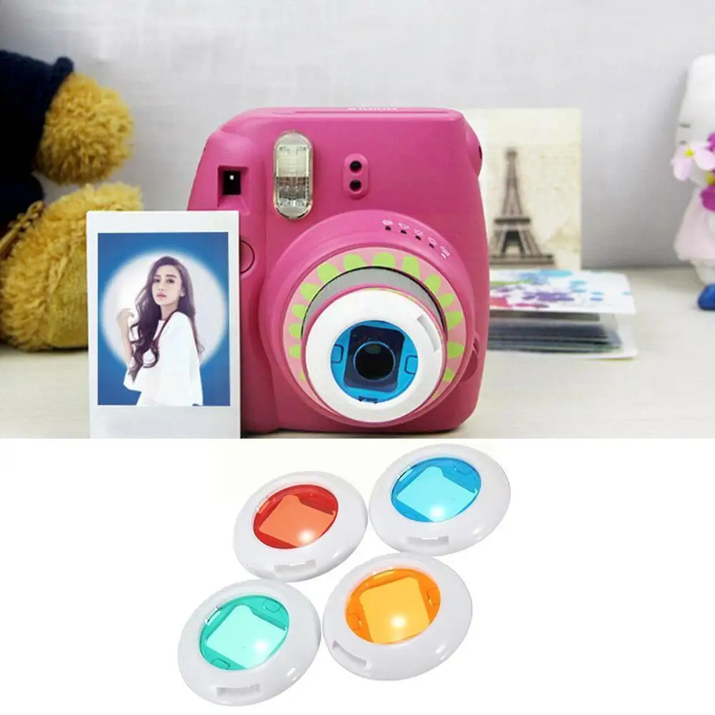 4/6 шт. цветные линзы для Fujifilm Instax Mini 8 + 7 S Kt мгновенные пленочные камеры N9s1 |