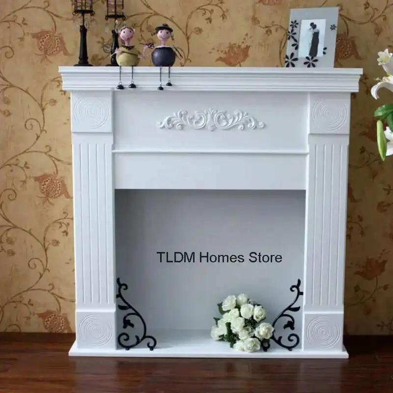 European Iron Carving Fireplace Homestay Hotel Bar Freestanding Fireplace Living Room Restaurant Villa Decorative