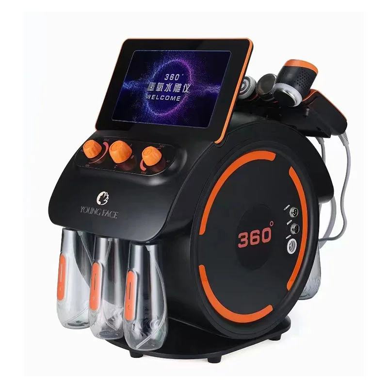 Hot Sale Portable Camera 360 Visible Blackhead Remover Oxygen Bubble Machine Crystal Microdermabrasion Facial Machine