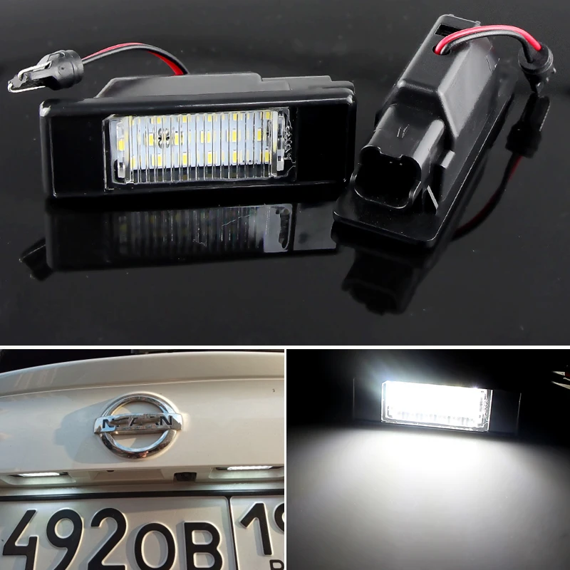 Per Mercedes Sprinter 906 Vito W639 Viano Nissan Note Nv200 Primera Qashqai Juke Navara Lampade A Led Per Targa