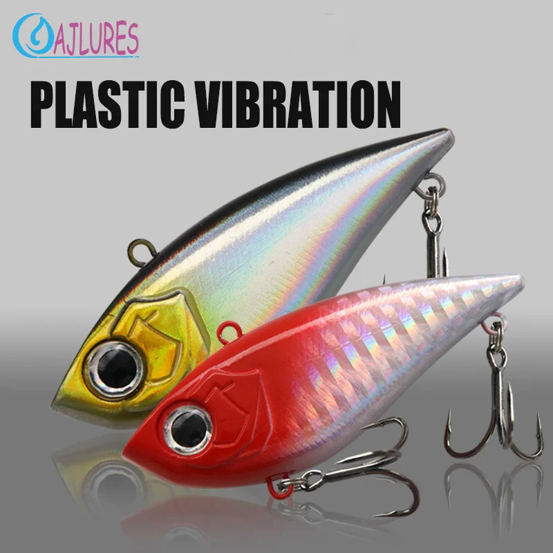 1 stücke Harte VIB Angeln Locken 12g 14g 17g 20g ABS Kunststoff Vibration Swimbait Lipless wobbler Sinking Köder Bass Hecht