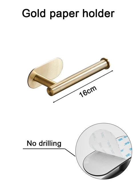 Gold paper holder