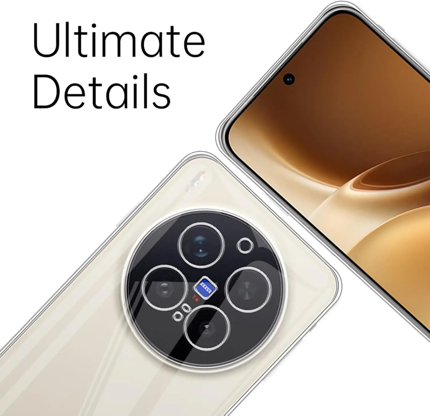 Ultra Thin Clear Soft TPU Camera Protection Phone Case Cover