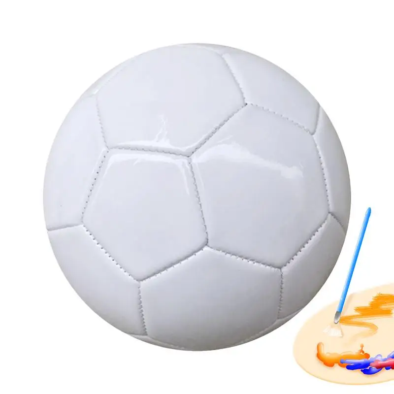 

Autograph Soccer Ball Graffiti Soccer Ball Versatile Autograph White Soccer Ball Size 3/4/5 Soccer Ball Pure White Soccer Ball