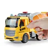 Large Simulation Engineering Mixer Truck Model Inertia Transporter Concrete Cement Truck Light Music Children Toys Gift 5