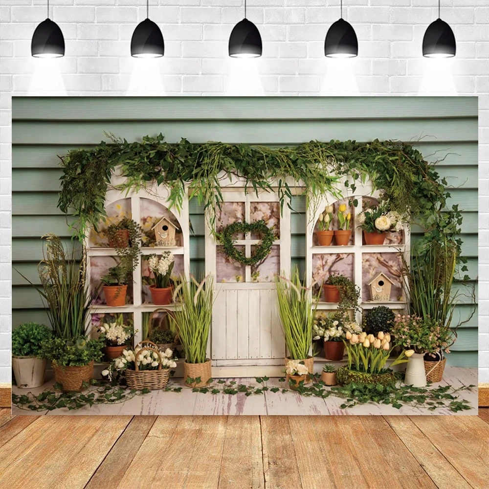 

Spring Easter Portrait Photography Backdrop Baby Shower Party Decor Photophone Photographic Background Photo Studio Photocall