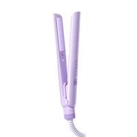 Lisseur et boucleur de cheveux portable 2 en 1, 100 millions d'ions négatifs, 3 couches anti-brûlure, faible puissance 26W, sûr pour les voyages 4