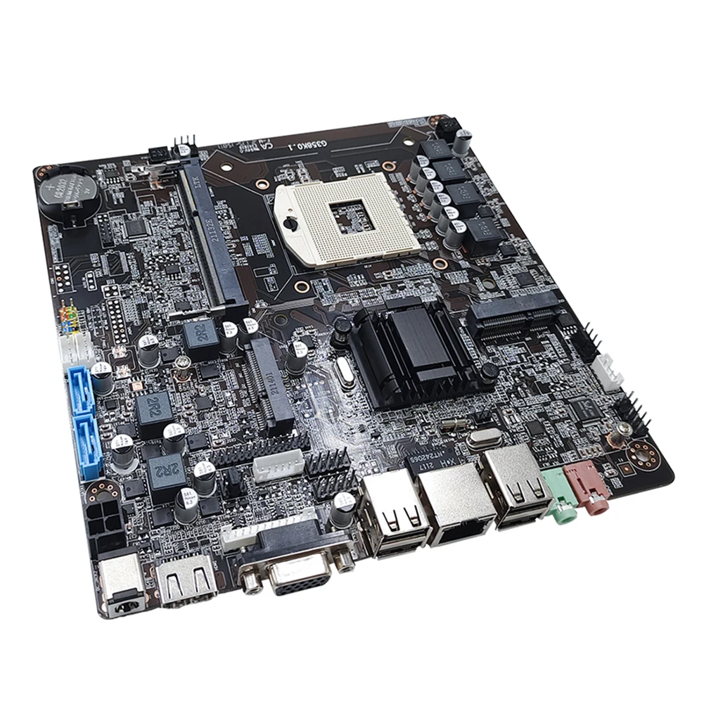 Suporte para Placa-mãe de Computador Hm65 Ddr3 1066 1066 1600 Lga988 All-in1 Memória de 16gb M.2 Sata Msata Usb 2.0 Vga Compatível com Hdmi