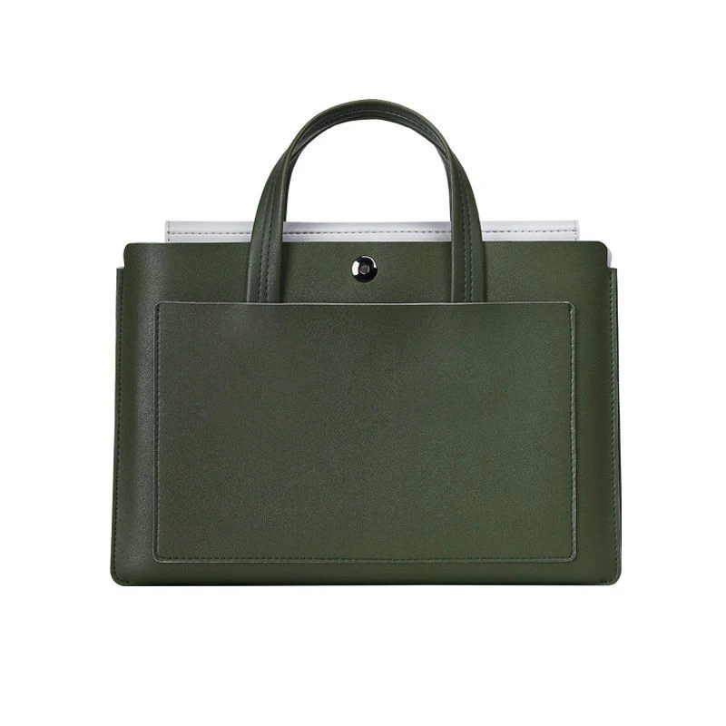 Uomo Donna Moda Semplice Borsa Per Laptop Borsa In Pelle Custodia Per Notebook Per Macbook Pro Air 13 14 15 Surface Book / Pro 9 8 7 6 Xiaomi